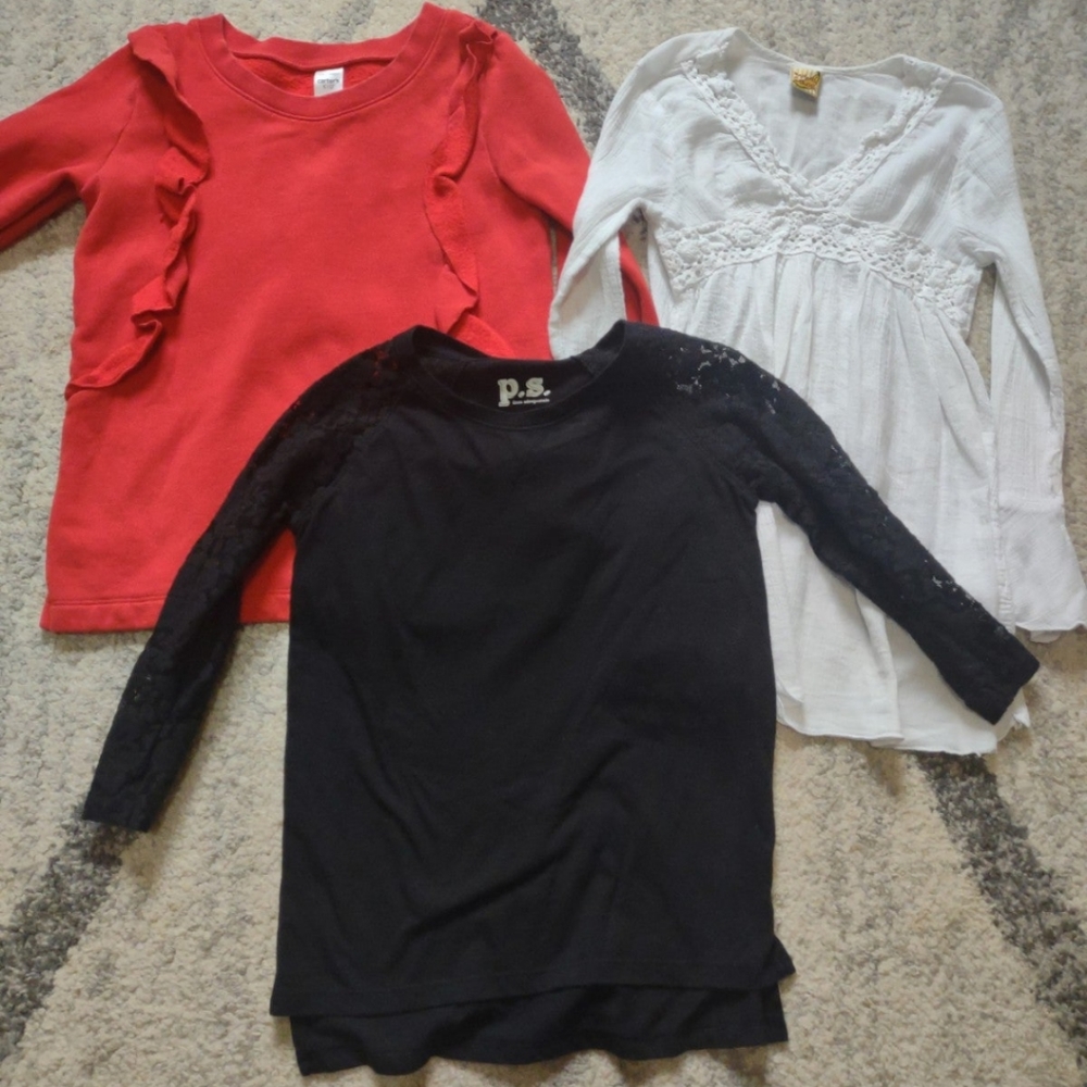 3 Girls Long Sleeve Tops